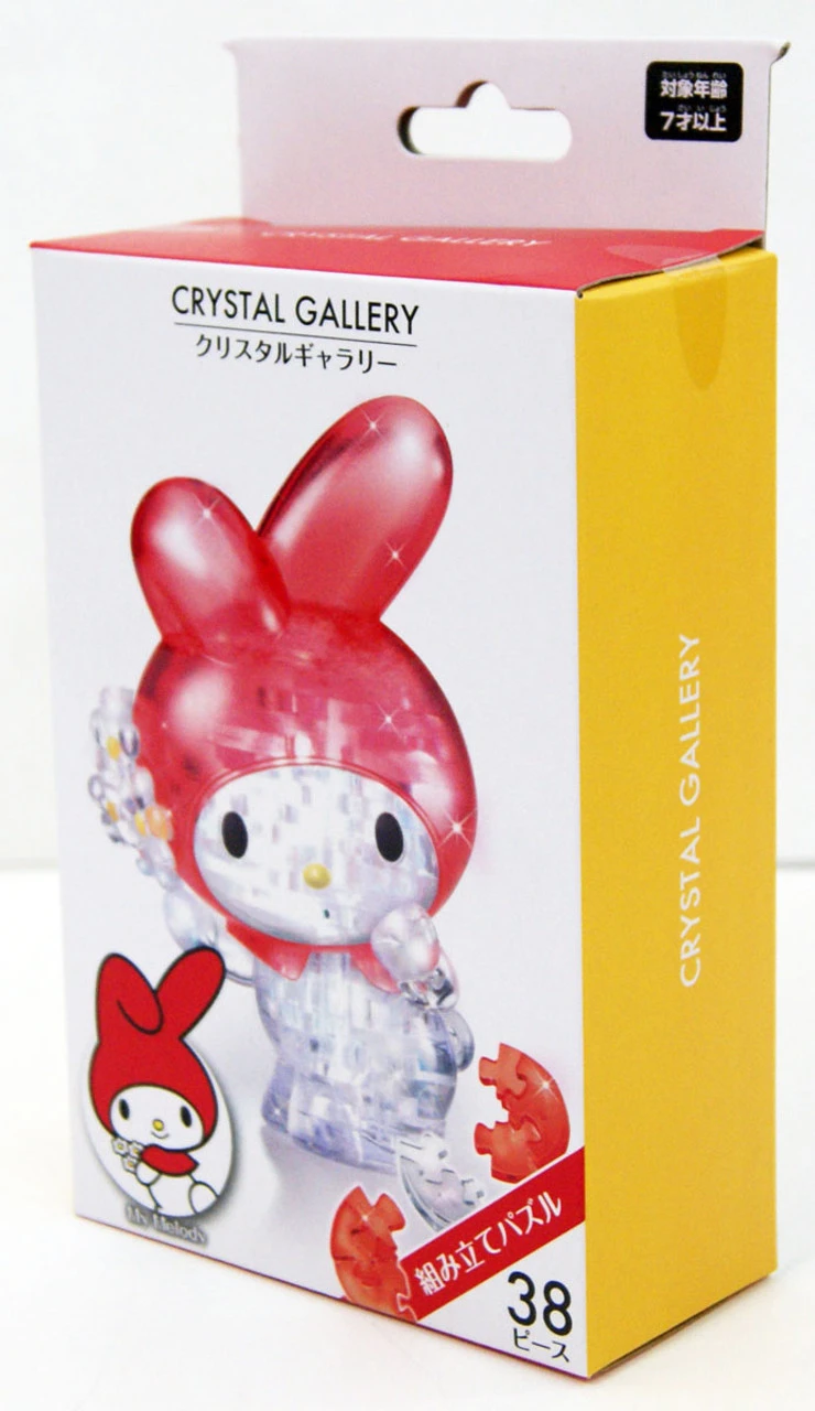 Hanayama Crystal Gallery 3D Puzzle Sanrio My Melody Flower 38 Pieces - Image 2