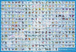 Ensky Jigsaw Puzzle 500T-L12 Pokemon Sun & Moon Alola Pokedex (500 L-Pieces)