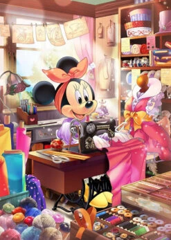 Tenyo Japan Jigsaw Puzzle D-500-475 Disney Tailor Minnie Mouse (500 Pieces)