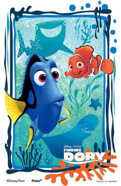 Yanoman Clear Stand Jigsaw Puzzle 2500-25 Finding Dory (132 Pieces)