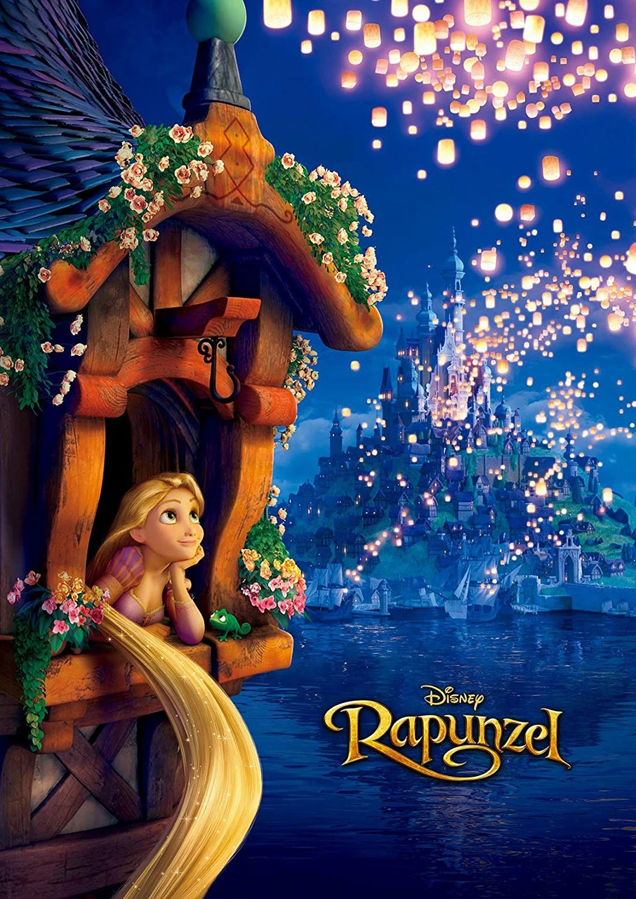 Tenyo Japan Jigsaw Puzzle D-108-773 Disney Rapunzel (108 Pieces)