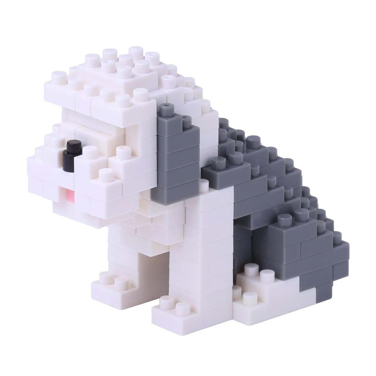 Kawada NBC-169 Nanoblock Old English Sheepdog Dog - Image 2