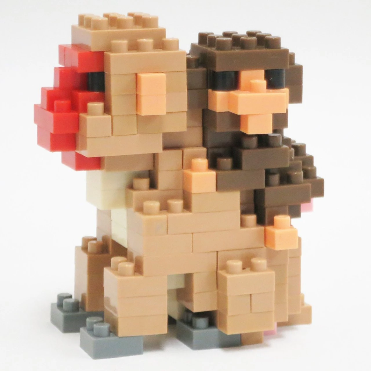 Kawada NBC-162 Nanoblock Mother & Baby Monkey - Image 3