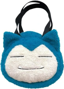 SK JAPAN Mini Fluffy Hand Bag - Pokemon Snorlax