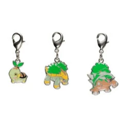Pokemon Center Original Metal Keychain Series - Turtwig 387-388-389