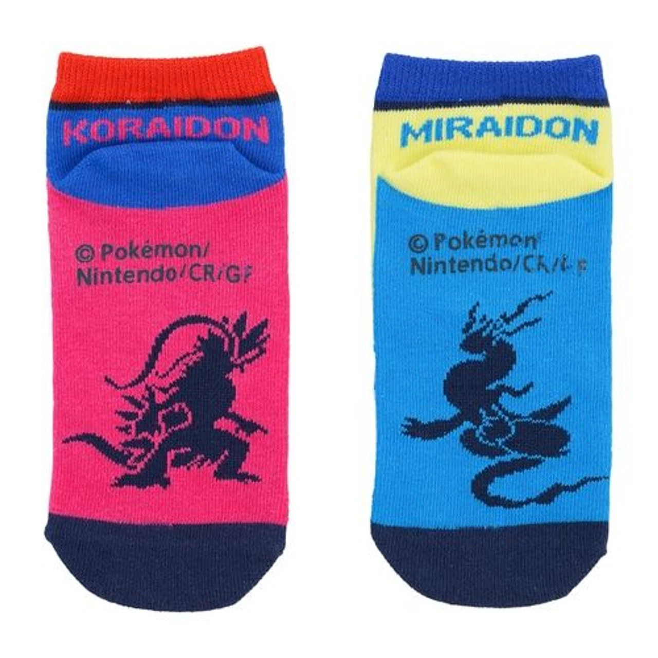 Pokemon Center Original Short Socks Miraidon & Koraidon (19-21cm) - Image 2