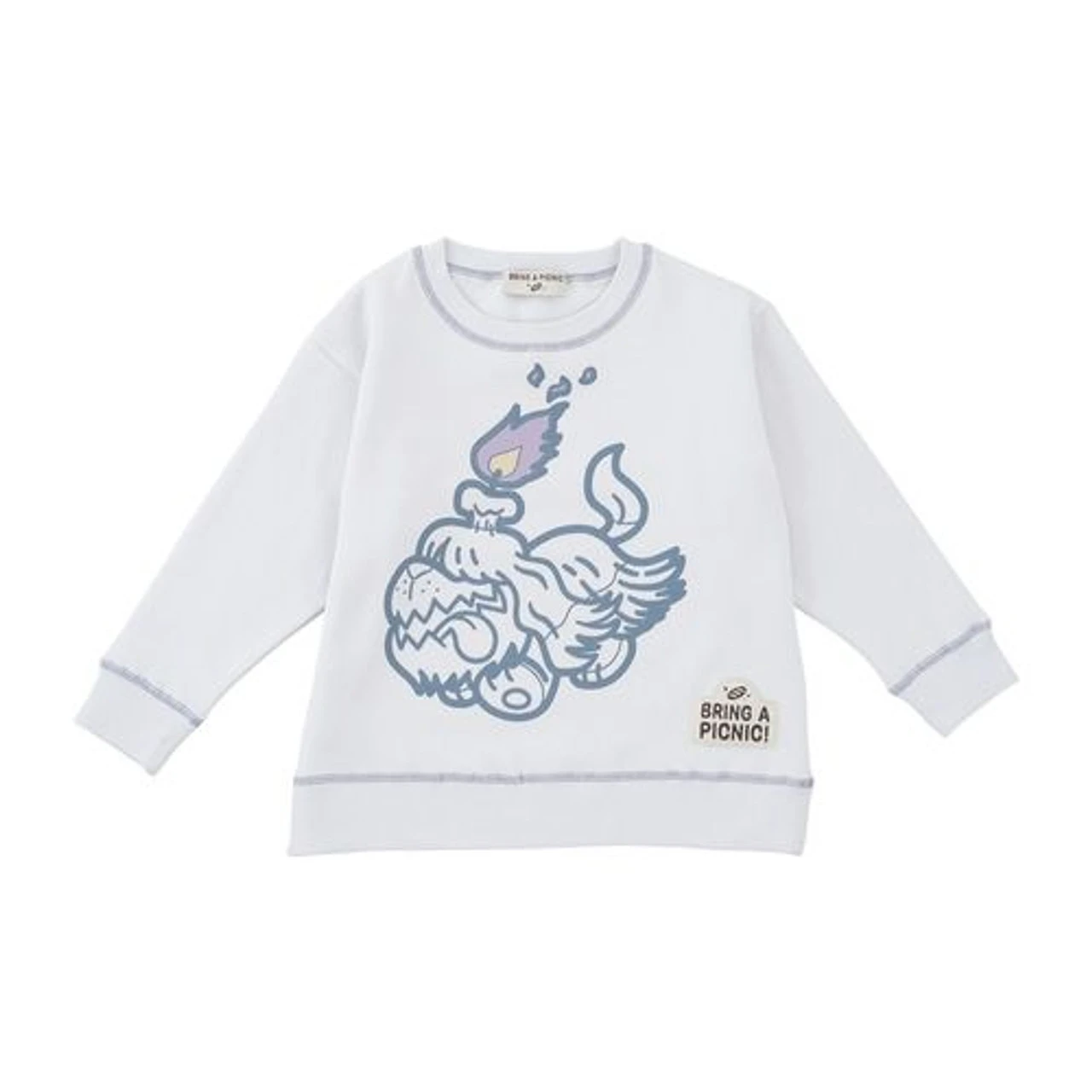 Pokemon Center Original Sweatshirt Greavard (Bring A Picnic!) - KIDS (Size 130)