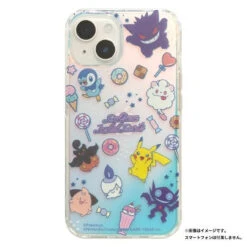 Pokemon Center Original Smartphone Case For IPhone 13/14 HIGHER Hybrid Case - Everybody All-over! (Pokemon Joyful Party)