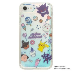 Pokemon Center Original Smartphone Case For IPhone SE2022/SE2020/8/7 HIGHER Hybrid Case - Everybody All-over! (Pokemon Joyful Party)