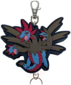 SK JAPAN Pokemon Center Rubber Reel Keychain Hydreigon