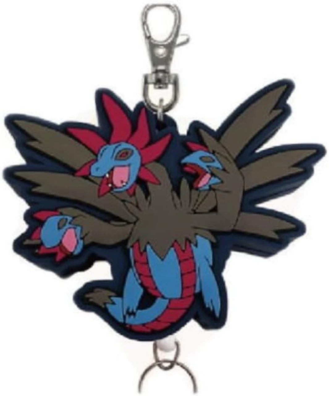 SK JAPAN Pokemon Center Rubber Reel Keychain Hydreigon