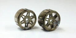 Kyosho ISH111BC WHEEL(Psycho Kruiser)/BLACK CROME 2pcs