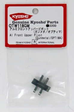 Kyosho OTW118GM Al Front Upper Pivot (Gunmetal/OPTIMA)