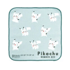 Pokemon Center Microfiber Handkerchief Pikachu Number025 Mint
