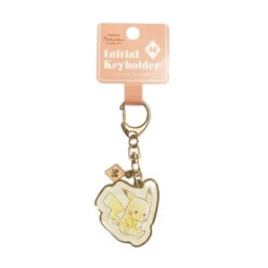 Pokemon Center Original Initial Keychain Pikachu Number025 'M'