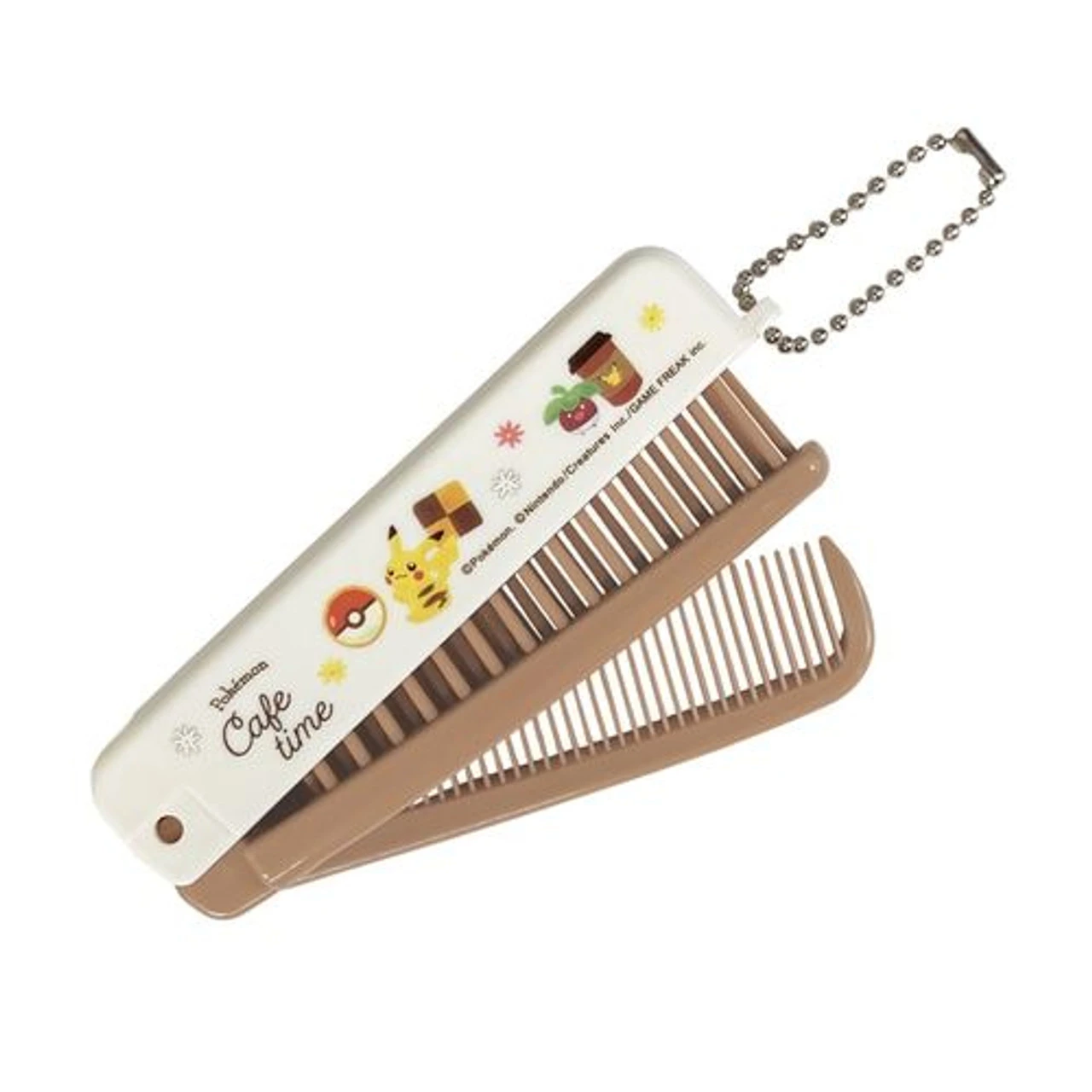 Pokemon Center Original Folding Brush & Comb - Pikachu And Coffee - Image 2