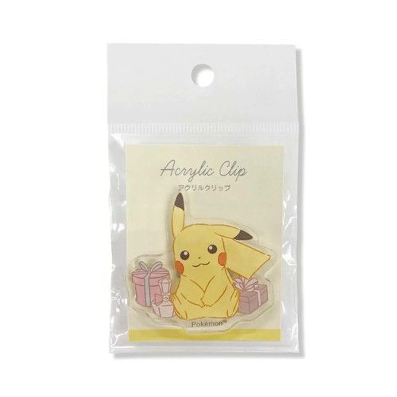 Pokemon Center Original Die-cut Acrylic Clip / Pikachu