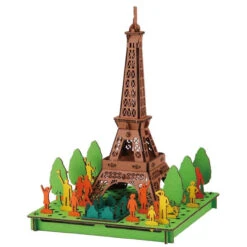 Hacomo PUSUPUSU Paper Craft Paris Tower