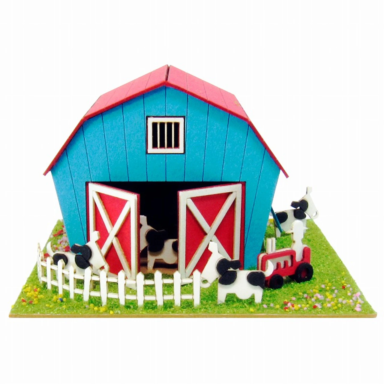 Sankei MP05-06 Small Farm Non-Scale Miniature Art Paper Kits Paper Kits
