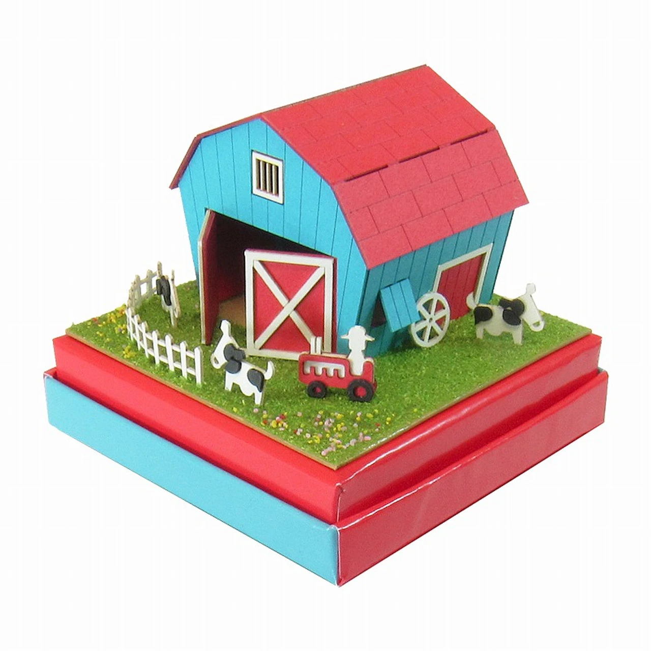 Sankei MP05-06 Small Farm Non-Scale Miniature Art Paper Kits Paper Kits - Image 2