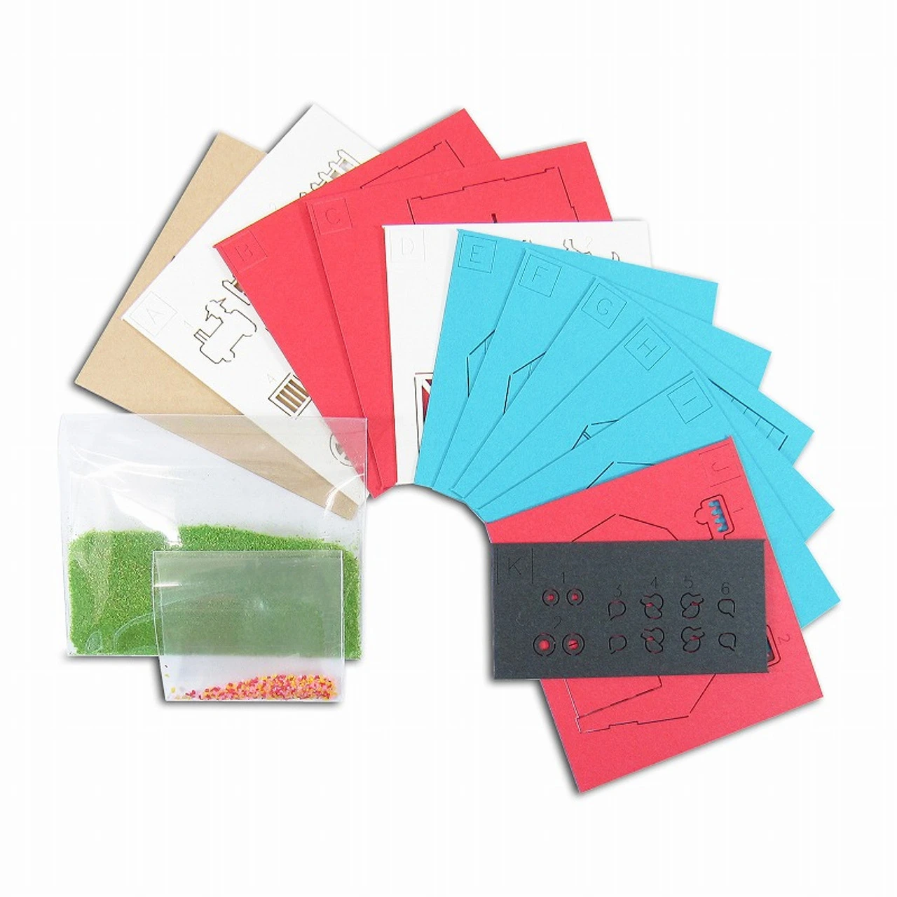 Sankei MP05-06 Small Farm Non-Scale Miniature Art Paper Kits Paper Kits - Image 3