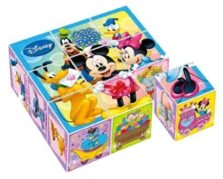 Apollo-sha 13-107 Child Cube Puzzle Disney Characters (9 Pieces)