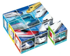 Apollo-sha 13-108 Child Cube Puzzle Shinkansen (9 Pieces)