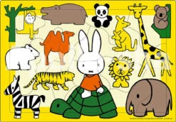 Apollo-sha 25-135 Jigsaw Puzzle Miffy At The Zoo (15 Pieces) Child Puzzle