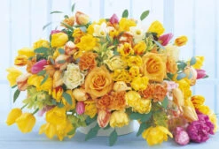 Apollo-sha Jigsaw Puzzle 47-709 Happy Yellow Flowers (1053 S-Pieces)