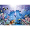Apollo-sha Jigsaw Puzzle 47-801 Lassen Dolphins Precious Love II (1053 S-Pieces)