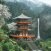 Apollo-sha Jigsaw Puzzle 48-703 Sacred Sites And Pilgrimage Routes In The Kii Mountain Range Seiganto-ji Japan (300 Pieces)