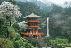 Apollo-sha Jigsaw Puzzle 48-703 Sacred Sites And Pilgrimage Routes In The Kii Mountain Range Seiganto-ji Japan (300 Pieces)