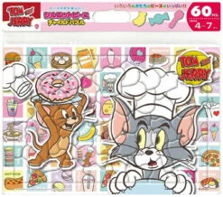 Tenyo BC60-804 Jigsaw Puzzle Tom And Jerry Today's Snacks (60 Pieces) Child Puzzle