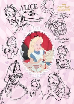 Tenyo Japan Jigsaw Puzzle D-108-791 Disney Alice In Wonderland (108 Pieces)