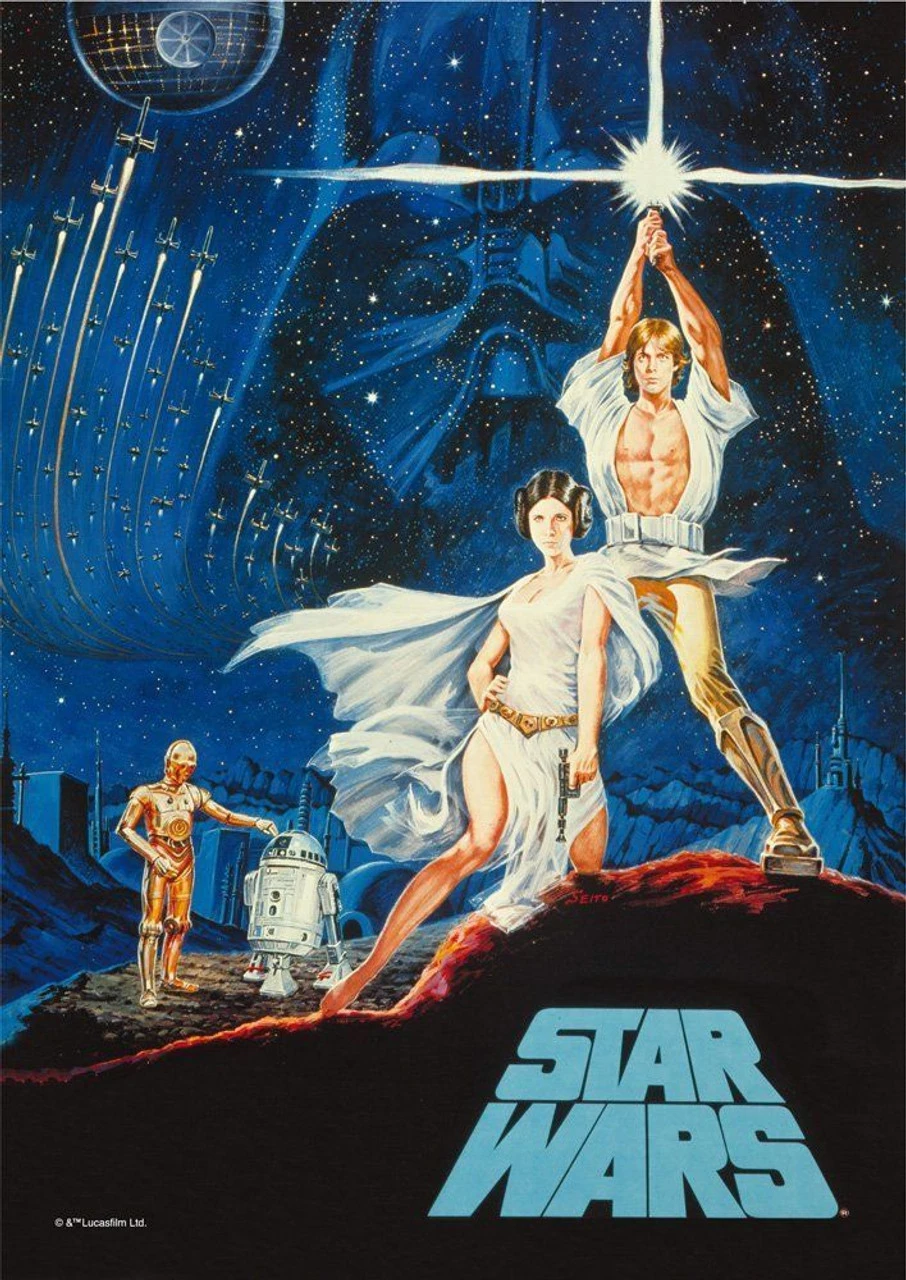 Tenyo Japan Jigsaw Puzzle W-108-648 Star Wars A New Hope (108 Pieces)