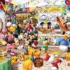 Tenyo Japan Jigsaw Puzzle D-300-216 Disney Mickey Party Goods Shop (300 Pieces)
