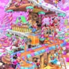 Tenyo Japan Jigsaw Puzzle D-300-275 Disney Mickey Sweets House (300 Pieces)