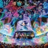 Tenyo Japan Jigsaw Puzzle DSG-500-437 Disney Water Dream Concert (500 Pieces)