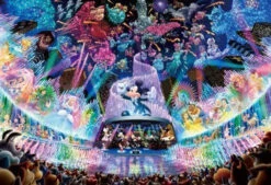 Tenyo Japan Jigsaw Puzzle DSG-500-437 Disney Water Dream Concert (500 Pieces)