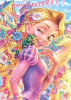 Tenyo Japan Jigsaw Puzzle D-500-468 Disney Tangled Rapunzel (500 Pieces)