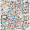 Tenyo D-1000-067 Jigsaw Puzzle Disney Pixar Character / Great Collection (All Characters) (1000 Pieces)