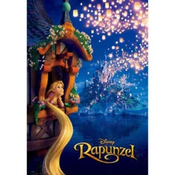 Tenyo Japan Jigsaw Puzzle D-1000-404 Disney Rapunzel (1000 Pieces)