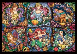 Tenyo Japan Jigsaw Puzzle DW1000-433 Disney Brilliant Princess (1000 S-Pieces)