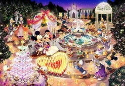 Tenyo Japan Jigsaw Puzzle D-1000-457 Disney Night Wedding Dream (1000 Pieces)