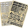 Kawada RC KS03 M500 Decal (Black&White)