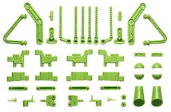 Tamiya 47407 L/N Parts Body Mounts Suspension Arms Set Yellow Green For WR02-CB