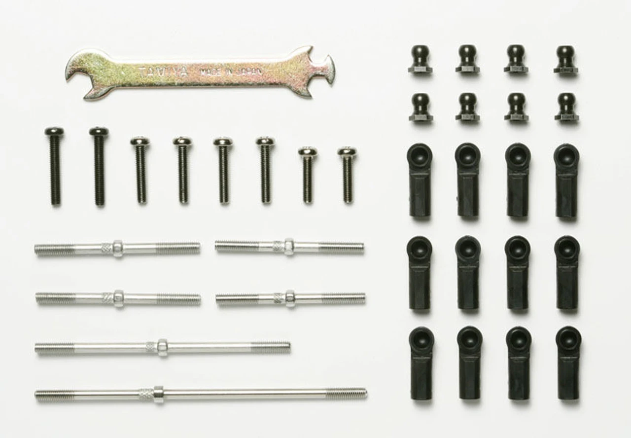 Tamiya 53828 (OP828) DT-02 Turnbuckle Sus Arm And Tie-Rod Set - Image 2