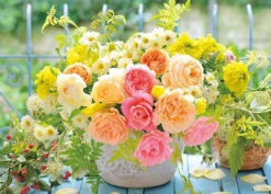 Appleone 500-276 Jigsaw Puzzle Flower Sherbet Yellow (500 Pieces)