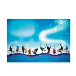 APPLEONE Jigsaw Puzzle 300-239 Elf's Music Band (300 Pieces)