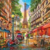Appleone 300-361 Jigsaw Puzzle Promenade In Paris (300 Pieces)